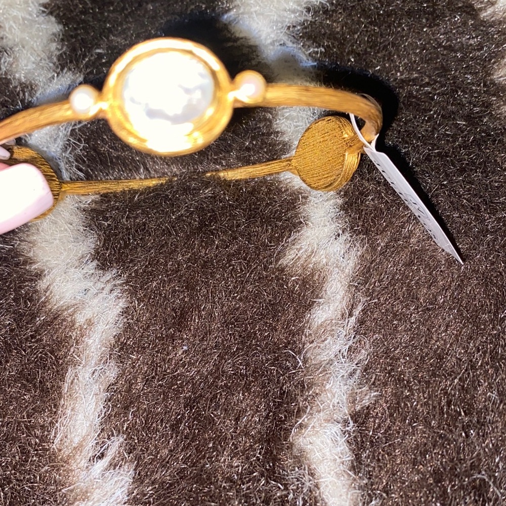 Gold Bracelet with Clear Stone Julie 
 Vos 🖤❤️‍🔥😻🍒